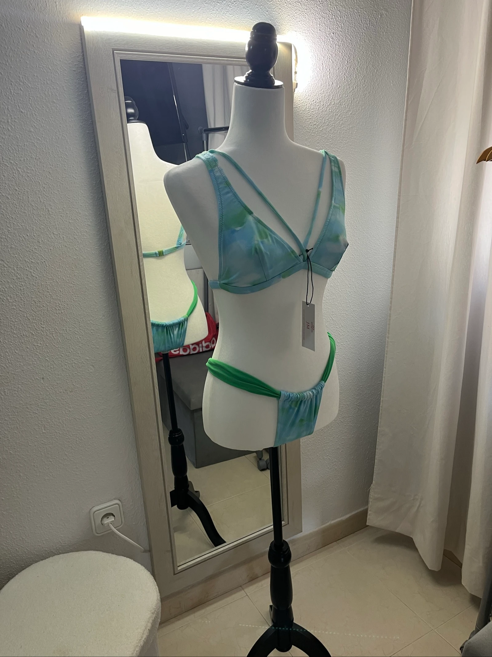 Braziliaans bikiniset blauw/groen – photo 3
